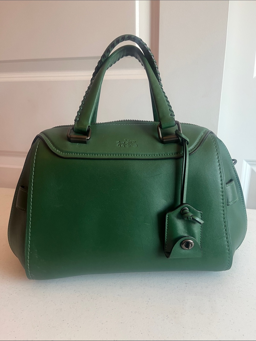 Coach’s Fall 2015 Green Satchel collection